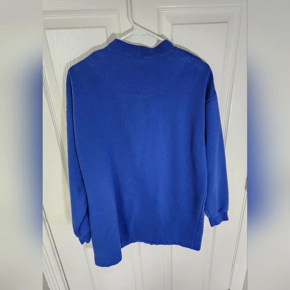 Vintage USA Olympics Blue Cardigan Sweater Small - Picture 9 of 10